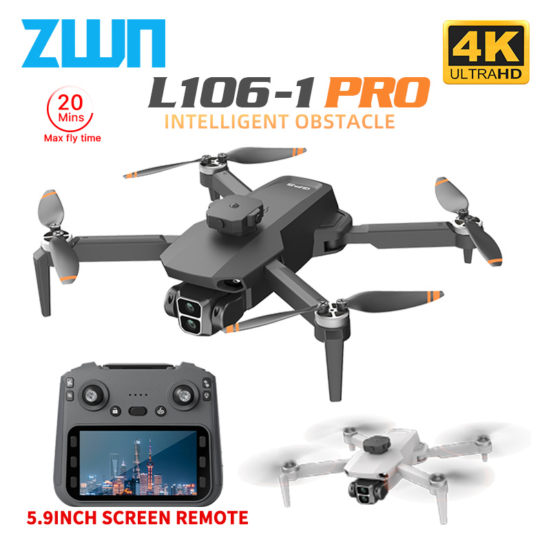 Drone Racing Camera - L106-1PRO Drone Profesional GPS dengan Layar