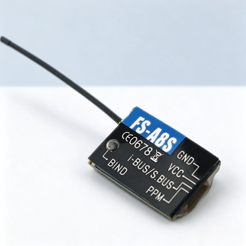 FS-A8S 2.4G 8CH Penerima Mini  - Drone Racing Receiver ulasan dan harga
