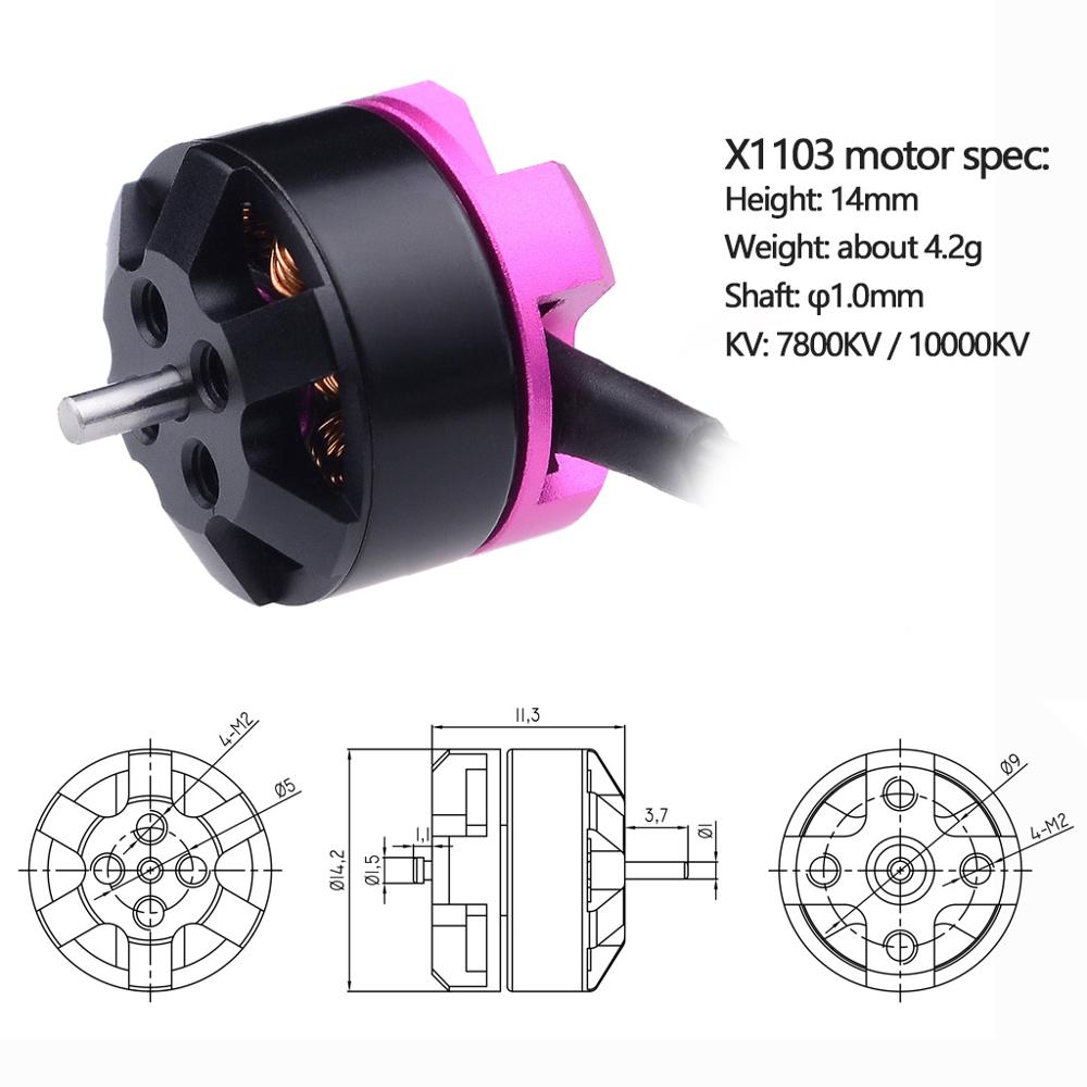 Surpass Hobby 4Pcs 1104 4600KV - Drone Racing Frame ulasan dan harga