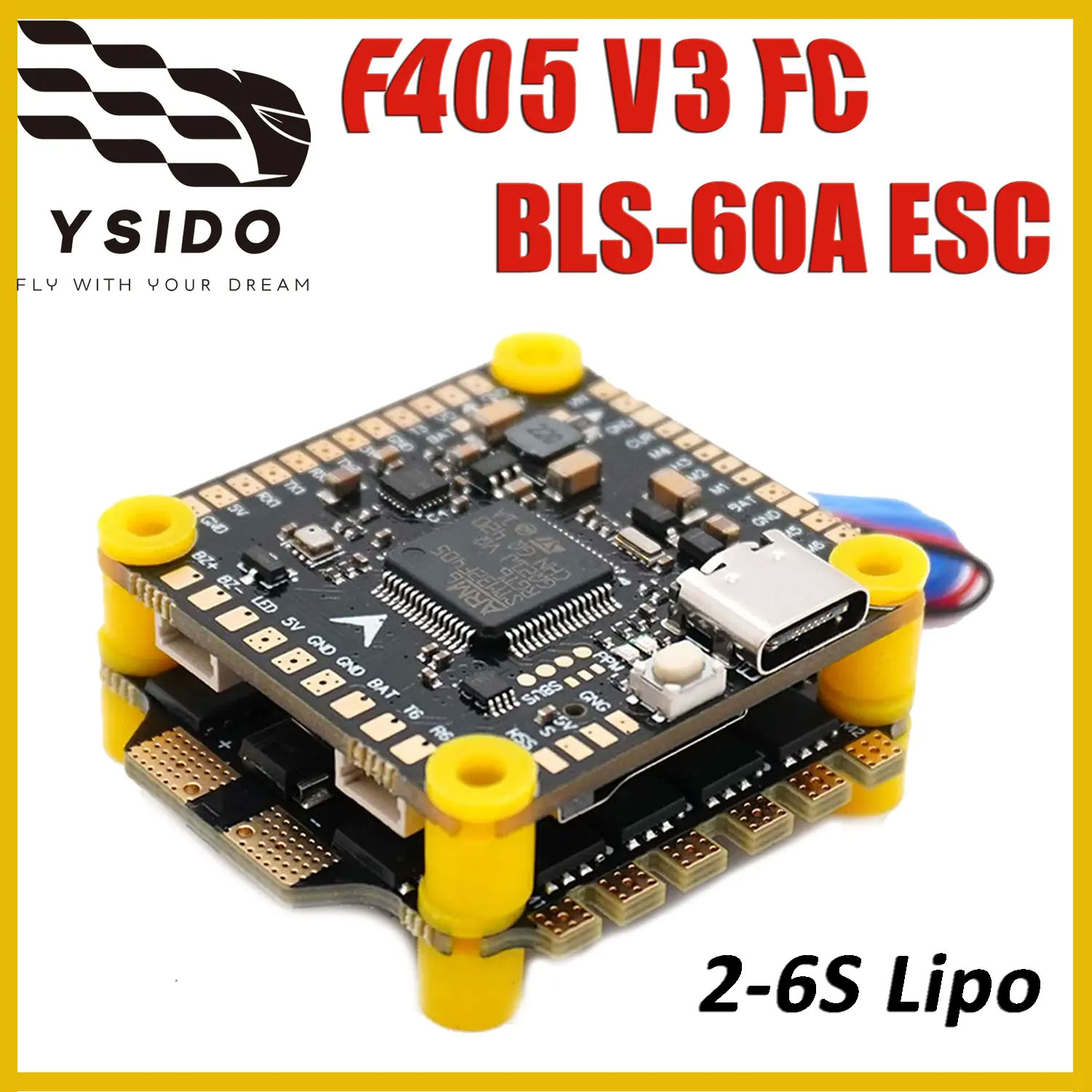 YSIDO F405 V3 Flight Controlle - Drone Racing Flight Controller ulasan dan harga